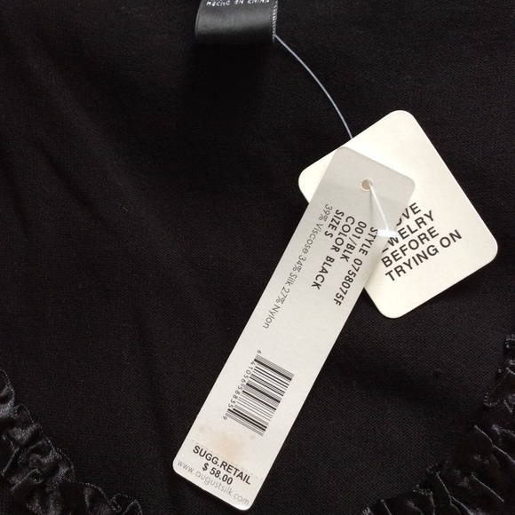 NWT August Silk Pearls and Lace Knit Tank - Picture 4 of 7